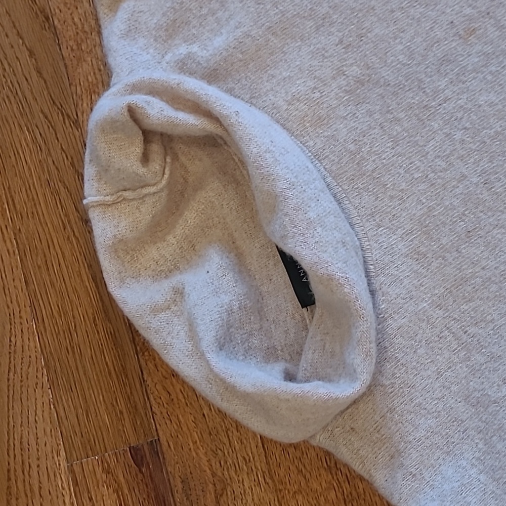 Ann Taylor XXL wool sweater cream wheat color tunic